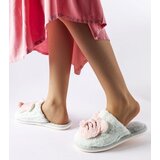 Gemre Green-pink soft slippers Bee | Shoptok.si