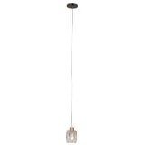 ITALUX PND-40813-1-BK-HBR - Luster na sajli TORNO 1xE14/40W/230V crna/zlatna | Eponuda.com