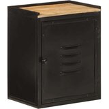 vidaXL Kopalniška omarica 40x30x50 cm železo in trden mangov les | Shoptok.si