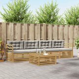  Set vanjskih sofa 5 kom. Bijela i svjetlosiva | Eponuda.ba