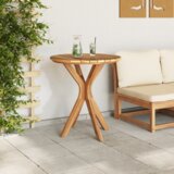 vidaXL vrtni bistro stol Ø70x75 cm čvrsta tikovina | shoptok.hr
