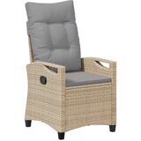  Vrtni Stol 2 pcs Bež in svetlo siva 56 x 60 x 112 cm, (5000285776) | Shoptok.si