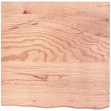 Stolna ploča svjetlosmeđa 60x60x(2-6) cm tretirana hrastovina | shoptok.hr