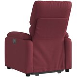  Naslonjač na podizanje od tkanine crvena boja vina | shoptok.hr