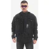 KSUBI Jeans jakna Cropped moška, črna barva