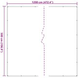  Pokrov za biljke *Transparent*an 5 x 12 m PE | shoptok.hr