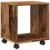  Pomični ormarić boja staro drva 37x33x42,5 cm konstruirano drvo | shoptok.hr