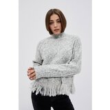 Moodo Turtleneck sweater with fringes Cene