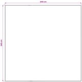  Tepih ORIZ Smeđa 240 x 240 cm 100% poliester | shoptok.hr