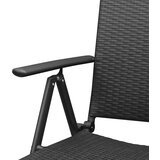 7-dijelni vrtni blagovaonski set crni | shoptok.hr