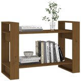 Ormarić za knjige / pregrada boja meda 80x35x56,5 cm drveni | shoptok.hr