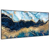 Klarstein Wonderwall Air Art Smart, infracrveni grijač, plavi mramor, Crna | shoptok.hr