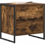  Noćni ormarić Dimni hrast 50 x 39.5 x 50 cm Konstruirano drvo | shoptok.hr