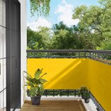  Balcony ekran Žuta 75 x 200 cm PU prekriveni oksford alu | shoptok.hr