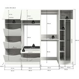 MID.YOU Regal Za Pralnico Free, Bela | Shoptok.si