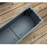 WESTMANN Talus L | Metalna pravokutna žardinjera | 130 L | Antracit - BRANDED IN GERMANY | shoptok.hr