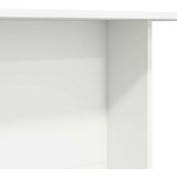  Blagovaonski Stol Bijeli 110x60x75 cm Konstruirano drvo | shoptok.hr