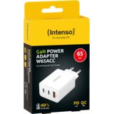 Intenso Polnilnik hišni, hitri, 1 x USB-A, 2 x USB-C, 3A, 65W - Power Adapter W65ACC GaN Cene