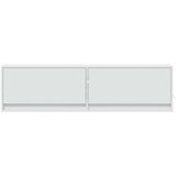 vidaXL Zidni TV ormarić s LED svjetlima bijeli 140x31x38 cm | shoptok.hr
