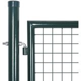  Vrata za ogradu čelična 306 x 150 cm zelena | shoptok.hr