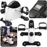 Mini sobni bicikl sa LCD zaslonom - bijeli | shoptok.hr