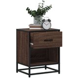 vidaXL Nočna omarica rjavi hrast 40x31x50 cm inženirski les | Shoptok.si