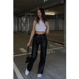 Madmext Mad Girls Black Leather Pants | shoptok.hr