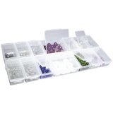 RAYHER Škatla, prosojna, 14 predalov z zapirali, (20728307) | Shoptok.si