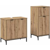 vidaXL Set namještaja za kupaonicu s ladicama 2 pcs hrast artisan | shoptok.hr