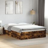 Furnova Posteljni okvir dimljeni hrast 120x190 cm inženirski les, (21942917) | Shoptok.si