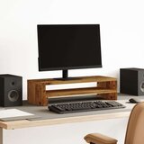 vidaXL Stojalo za monitor starinski les 54x22x15 cm inženirski les | Shoptok.si