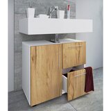 MID.YOU omarica za pod umivalnik flandu, bela, hrast | Shoptok.si