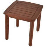 Garden Pleasure Temno rjavi leseni gugalni stol z mizo Sinaloa - | Shoptok.si