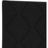 vidaXL Krevetna konstrukcija Crna 100x200 cm Tkanina | shoptok.hr