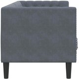 SOFA Tamno siva 194 x 74,5 x 70,5 cm Baršun | shoptok.hr