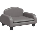 Maison Chic Otroški kavč - Otroški divan - Otroški sedež siv 50x40x30 cm umetno usnje, (21729532) Cene