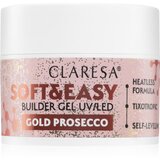Claresa Soft&Easy Builder Gel osnovni gel za nohte odtenek Gold Prosecco 45 g | Shoptok.si