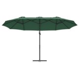  Senčnik Zelena 372 x 198 x 243 cm Poliester in aluminij, (5000187737) | Shoptok.si