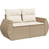 vidaXL 7-dijelni set vrtnih sofa od poliratana s jastucima bež | shoptok.hr