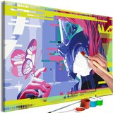  Slika za samostalno slikanje - Cyber Butterfly 60x40 Cijene