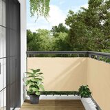Furnova Balkonsko platno za zasebnost krem 1000x90 cm PVC, (21918979) Cene
