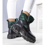 Gemre Green insulated slip-on snow boots Francisco | Shoptok.si