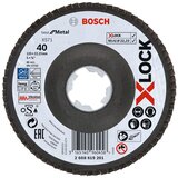Bosch Lamelne ploče, verzija pod uglom, vlaknasta ploča X-LOCK Ø125 mm, G 40, X571, Best for Metal D= 125 mm; G= 40, pod uglom | ePonuda.com