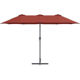 Vrtni suncobran Terakota 370 x 197 x 239 cm | shoptok.hr