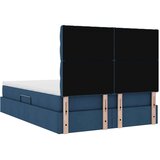  Krevet s od storage s madracem Plava 140 x 200 cm Lažna koža | shoptok.hr