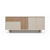 Marckeric Bež/u prirodnoj boji komoda u dekoru hrasta 180x76x45 cm Carpi – | shoptok.hr