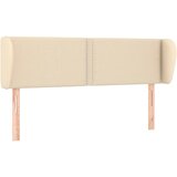 Maison Chic Vzglavna omarica - Nočna omarica - Posteljna omarica z ušesi krem 147x23x78/88 cm blago, (21708832) Cene
