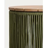 Kave Home Okrugao vrtni stolić s pločom stola od bagrema ø 40 cm Dandara – | shoptok.hr