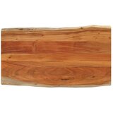 Stolna ploča 100x60x2,5 cm pravokutna bagremovo drvo živi rub Cijene
