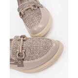 GOODIN Beige loafers with leather insole | Shoptok.si